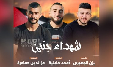 Direniş hareketlerinden Cenin şehidleri için taziye mesajları