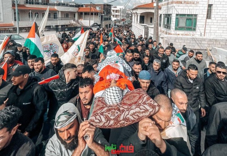 Şehid Ahmed Kahle Ramallah’ta törenle toprağa verildi