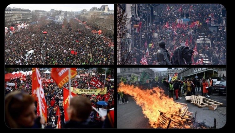 Paris savaş alanına döndü