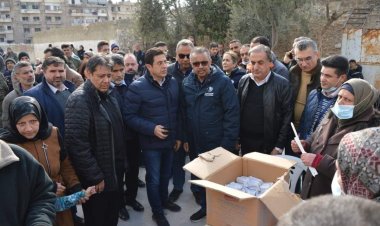 DSÖ Genel Direktörü Ghebreyesus depremin vurduğu Halep'e gitti