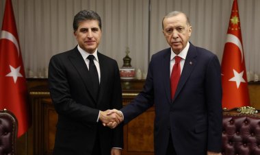 Cumhurbaşkanı Erdoğan, Neçirvan Barzani'yi kabul etti