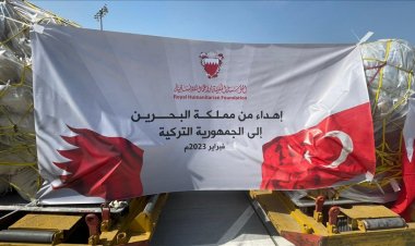 Bahreyn 55 ton yardım malzemesi taşıyan askeri uçağını Türkiye'ye gönderdi