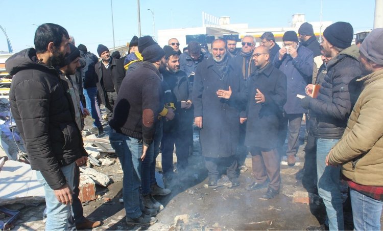 HÜDA PAR Genel Başkan Yardımcıları deprem bölgesi Malatya'yı ziyaret etti