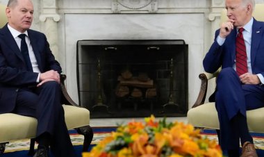 Biden, Scholz ile bir araya geldi