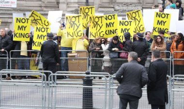 İngiltere’de monarşi karşıtı protesto: "Kraliyet'e son"