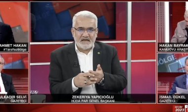 HÜDA PAR Genel Başkanı Zekeriya Yapıcıoğlu: İftiracılar hukuk önünde hesap verecek!