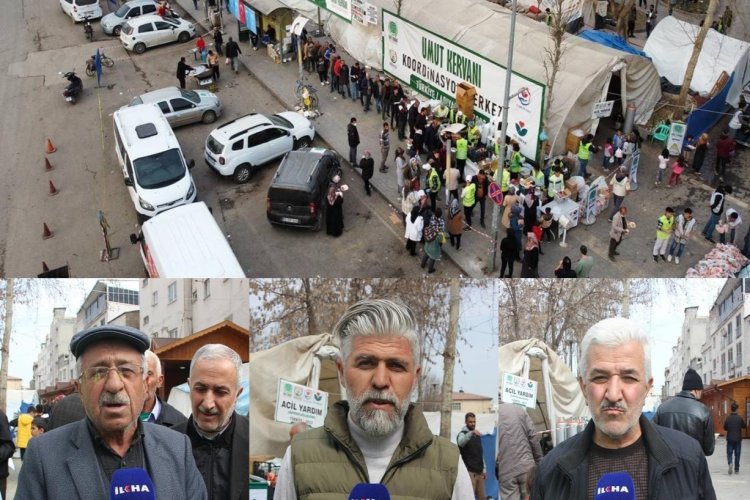 Adıyamanlılar: Umut Kervanı verdiği hizmetlerle acılarımızı hafifletti