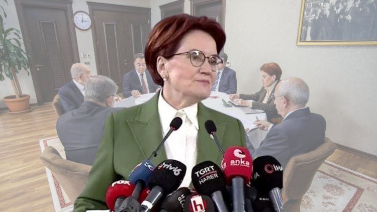 Akşener çark etti: Altılı masaya döndü