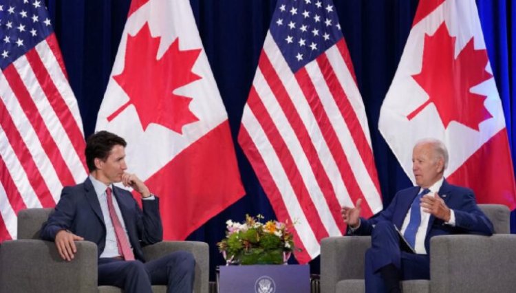 Trudeau ile Biden Ottowa'da bir araya geldi