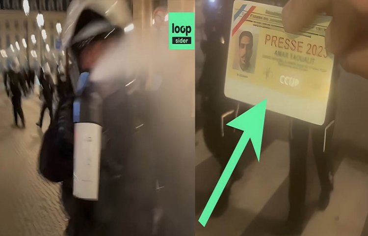 Fransız polisinden Arap kökenli kameramana ırkçı saldırı