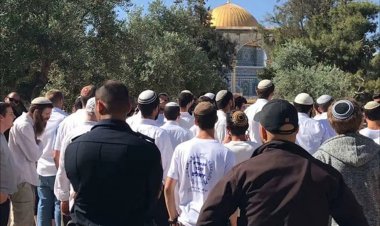 İşgalci Yahudilerden Mescid-i Aksa'ya Pesah Bayramı baskını