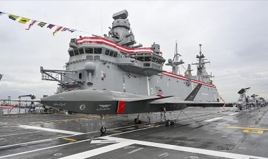 Fransız Le Figaro, Türkiye'nin ilk SİHA gemisi TCG Anadolu'yu sayfasına taşıdı