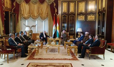 HÜDA PAR Genel Başkanı Yapıcıoğlu, Mesud Barzani ile görüştü