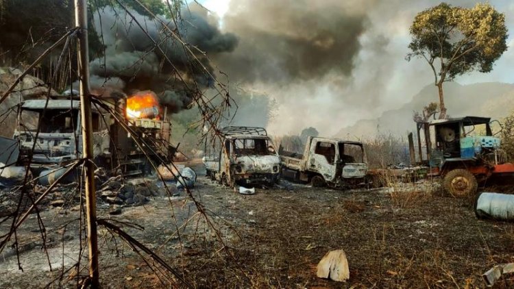 Myanmar ordusunun hava saldırısında ölenlerin sayısının 163'e yükseldiği ileri sürüldü