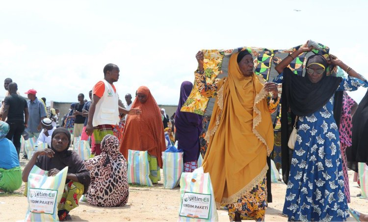 Avrupa Yetim Eli, Burundi'de yüzlerce aileye gıda yardımında bulundu