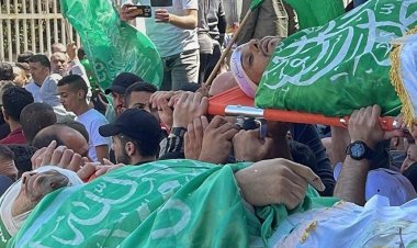 Nablus’ta şehid düşen Hamas mensubu mücahidler son yolculuğuna uğurlandı