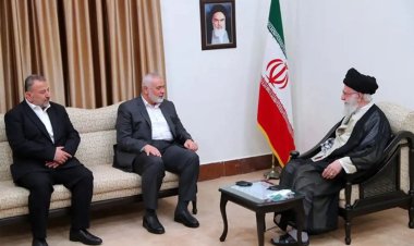 Ayetullah Hamanei, Hamas lideri Heniyye'yi kabul etti