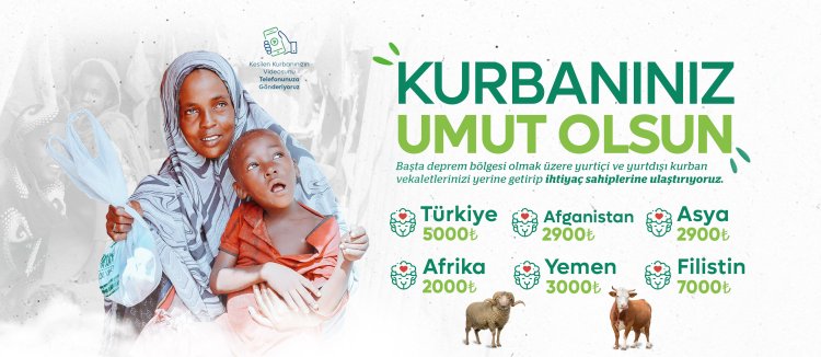 Umut Kervanı'ndan depremzedeler için kurban bağışı çağrısı