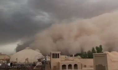 İran’da kum fırtınası nedeniyle yüzlerce kişi hastaneye kaldırıldı