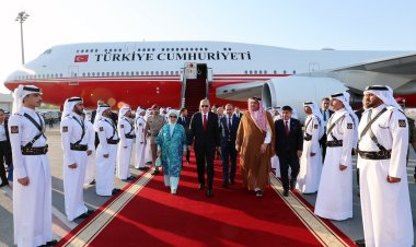 Cumhurbaşkanı Erdoğan Katar'da