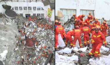 Çin'de ortaokulun çatısının çökmesi sonucu en az 11 kişi öldü