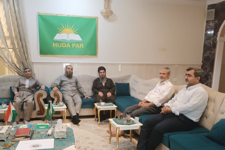 Bizutnawa İslami'den HÜDA PAR Erbil Temsilciliğine taziye ziyareti