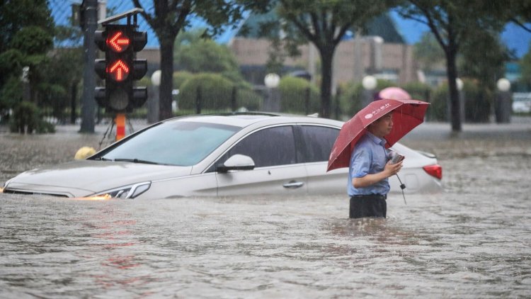 Çin'in Hıbey eyaletinde sel nedeniyle 1,2 milyon kişi tahliye edildi