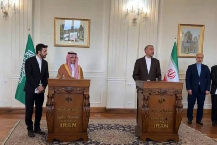 Suudi Arabistan'ın Tahran Büyükelçiliği 7 yıl aradan sonra yeniden faaliyete başladı
