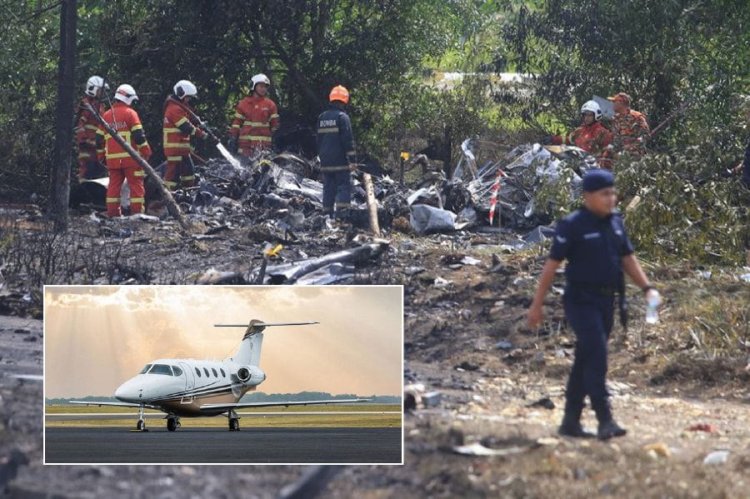 Malezya'da özel yolcu uçağının düşmesi sonucu 10 kişi öldü