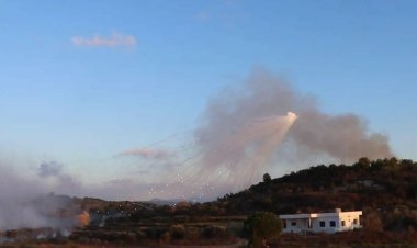 Siyonist rejim, Hizbullah hedeflerine fosfor bombalarıyla saldırdı