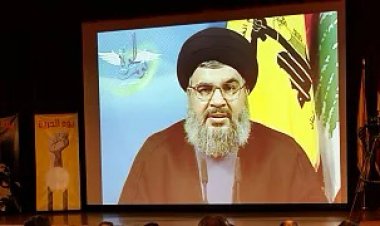 Seyyid Hasan Nasrallah, Kudüs şehitleri anısına konuşma yaptı.