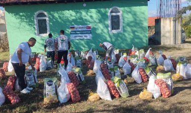 Avrupa Yetim Eli'nden Kuzey Makedonya'da gıda yardımı