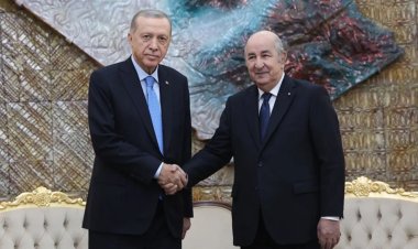 Cumhurbaşkanı Erdoğan, Cezayir Cumhurbaşkanı Tebbun ile bir araya geldi
