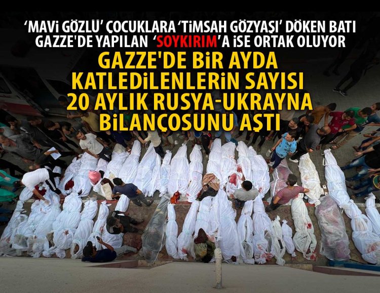 30 günlük katliam, 620 günlük savaşın bilançosunu geride bıraktı