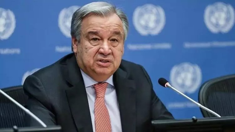Guterres: İnsanlık adına Gazze'de acil ateşkes yapılmalı