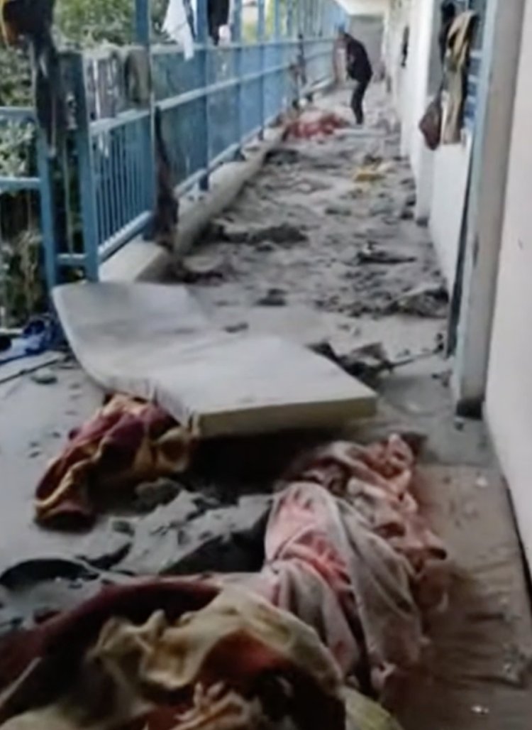 İşgal rejimi binlerce sivilin sığındığı okulu bombaladı: Çok sayıda şehid ve yaralı var