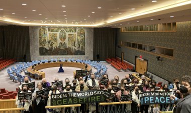 BMGK salonunda ''Gazze'de ateşkes'' için eylem