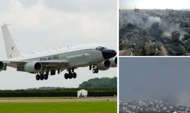 İngiltere, İşgalci İsrail’e istihbarat sağlamak için Gazze üzerinde 50 gözlem uçuşu gerçekleştirmiş