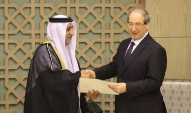 13 yıllık aranın ardından BAE büyükelçisi Şam'da göreve başladı