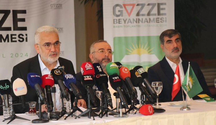 HÜDA PAR "Gazze Beyannamesi"ni kamuoyuyla paylaştı: Gazze'ye insani yardım bir an önce ulaştırılmalıdır