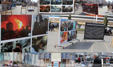 Diyarbakır'da Mustazaflar Haftası münasebetiyle resim sergisi açıldı