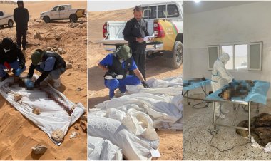 Libya'nın batısında bir toplu mezarda 65 düzensiz göçmenin cesedi bulundu