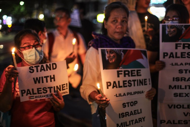Tayland'da İşgalci İsrail'in saldırıları protesto edildi