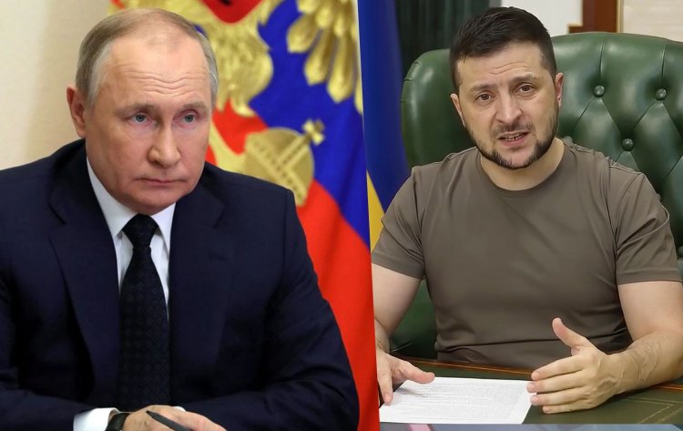 Putin ve Zelenskiy'den karşılıklı suçlamalar