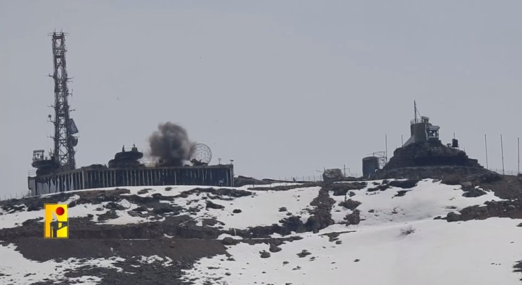 Hizbullah, İşgalci İsrail'in 'Yoav' ve 'Keila' kışlalarındaki füze ve topçu üssünü vurdu