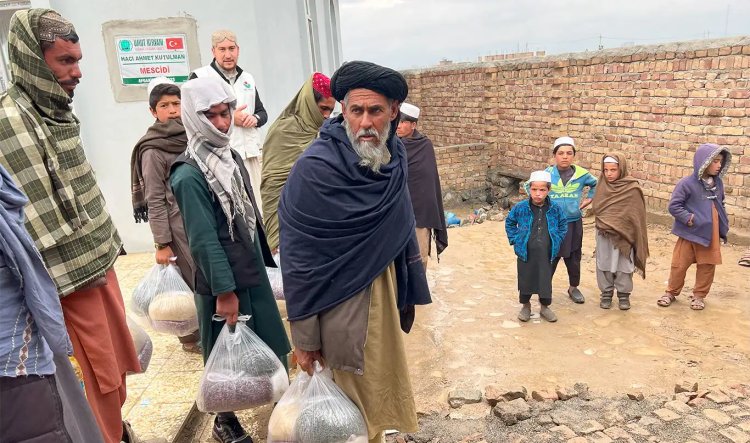 IHO EBRAR, Afganistan'da Ramazan vesilesiyle gıda kolisi dağıttı