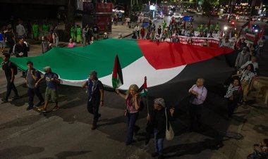 Meksika'da Filistin'e destek gösterisi düzenlendi