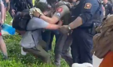 ABD polisinden Filistin'e destek veren Teksas Üniversitesi öğrencilerine sert müdahale