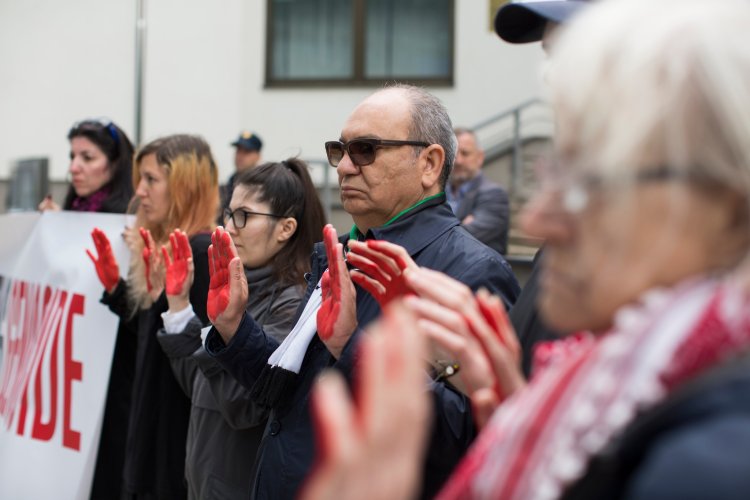 Hırvatistan'da Filistin'e destek gösterisi düzenlendi