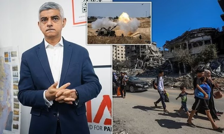 Londra Belediye Başkanı Khan'dan, Sunak ve Biden'a Gazze çağrısı: "Ölümlerin durdurulması için nüfuzunuzu kullanın"